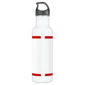 Aangepast voor Bowling ball en spelden Waterfles (Achterkant)