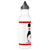 Aangepast voor Bowling ball en spelden Waterfles (Links)