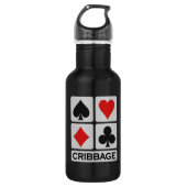 Aangepast voor Cribbed Player Waterfles (Voorkant)