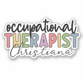Aangepast voor de beroepsmatige Therapist Sticker