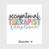 Aangepast voor de beroepsmatige Therapist Sticker (Vel)