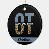 Aangepast voor de Bezettingstherapie bij cadeaus v Keramisch Ornament (Links)