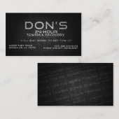 Aangepast voor Don's Towing Visitekaartje (Voorkant / Achterkant)