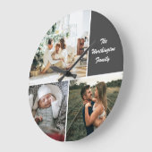 Aangepast voor drie fotocollage grote klok (Hoek)