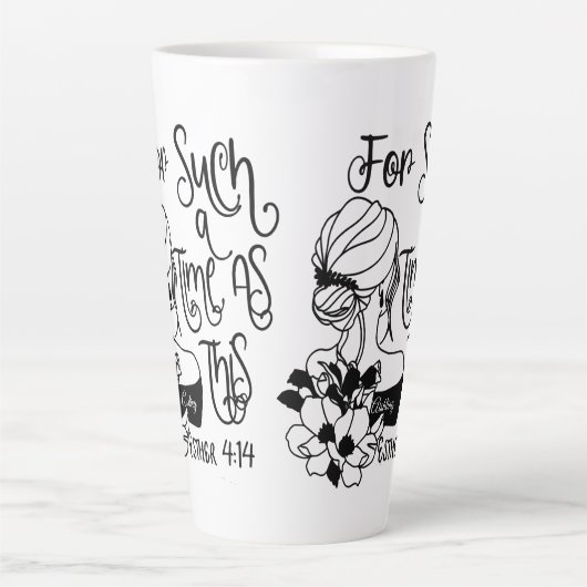 Aangepast voor een zo Christelijk tijdstip Latte Mok (Voorkant)