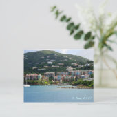 Aangepast voor eilandkleur briefkaart (Staand voorkant)