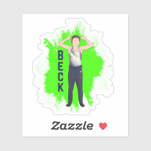 Aangepast voor Emily Richter - Beck Sticker (Vel)