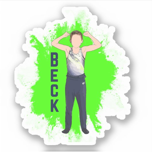 Aangepast voor Emily Richter - Beck Sticker (Voorkant)