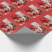 Aangepast voor foto en tekst cadeaupapier (Hoek)