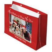 Aangepast voor foto en tekst groot cadeauzakje (Voorkant Gekanteld)