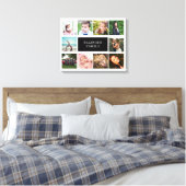 Aangepast voor fotocollage, wit en zwart canvas afdruk (Insitu (Slaapkamer))