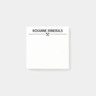 Aangepast voor geologen post-it® notes
