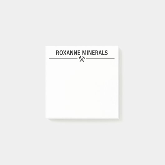 Aangepast voor geologen post-it® notes (Voorkant)