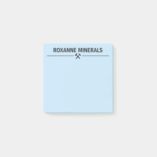 Aangepast voor geologen post-it® notes (Voorkant)