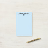Aangepast voor geologen post-it® notes (Op bureau)