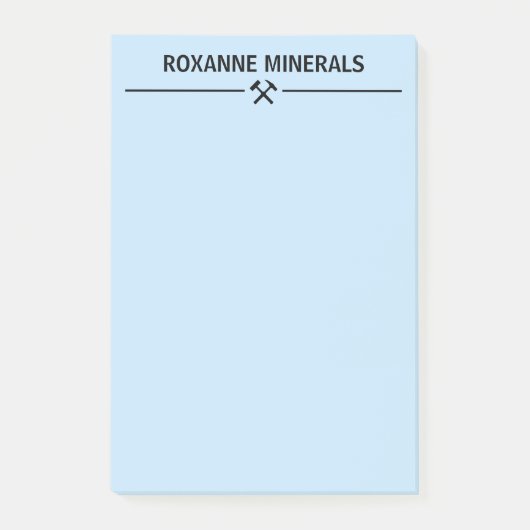 Aangepast voor geologen post-it® notes (Voorkant)