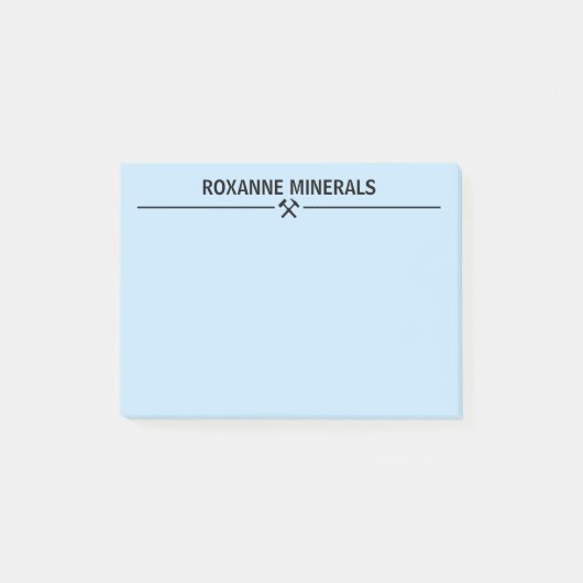Aangepast voor geologen post-it® notes (Voorkant)