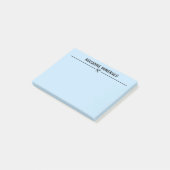 Aangepast voor geologen post-it® notes (Schuin)