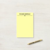 Aangepast voor geologen post-it® notes (Op bureau)