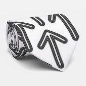 Aangepast voor hoge tiendy moderne pijl stropdas (Opgerold)