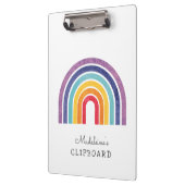 Aangepast voor je kinderen Kunstnaam Moderne regen Klembord (Links)