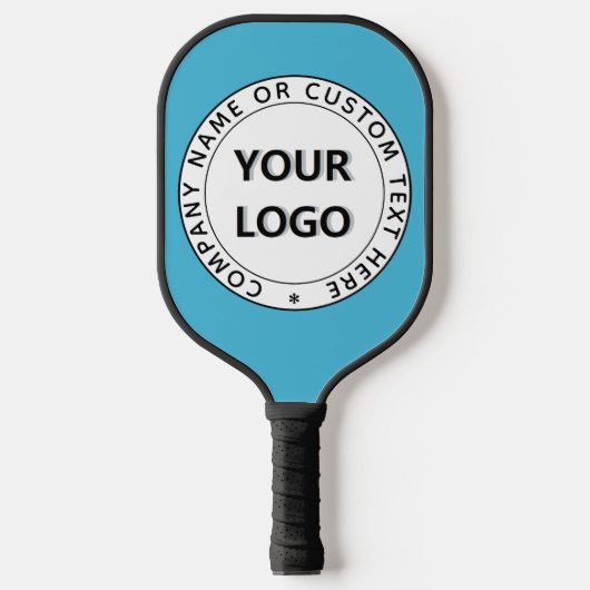 Aangepast voor je Logo tekst en kleuren Pickleball Paddle (Voorkant)