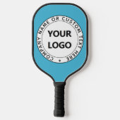 Aangepast voor je Logo tekst en kleuren Pickleball Paddle (Achterkant)