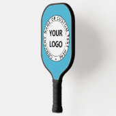 Aangepast voor je Logo tekst en kleuren Pickleball Paddle (Links)