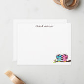 Aangepast voor kleine objecten Aangepast Dank je o Notitiekaartje (Voorkant / Achterkant in situ)