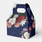 Aangepast voor marineblauw roos met vuurwapens bedankdoosjes (Achterkant)