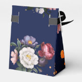 Aangepast voor marineblauw roos met vuurwapens bedankdoosjes (Achterkant)