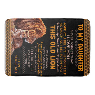 Aangepast voor mijn dochterlionmandje badmat