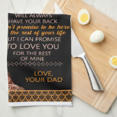 Aangepast voor mijn dochterlionmandje theedoek (Quarter Fold)