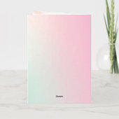 Aangepast voor mijn vriend op paasdag feestdagen kaart (Achterkant)