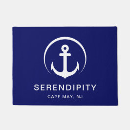 Aangepast voor moderne boot Nautical Anchor marine Deurmat