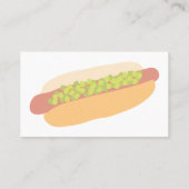 Aangepast voor moderne en eenvoudige hotdog visitekaartje (Achterkant)