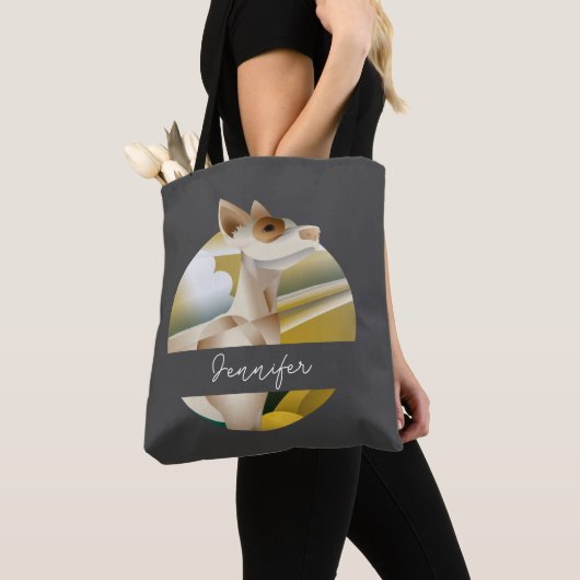 Aangepast voor moderne kunst tote bag (Dichtbij)