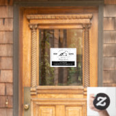 Aangepast voor Notarisservices Professional White  Raamsticker (Huis Deur)