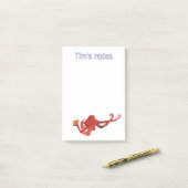Aangepast voor octopus Beer Post-it® Notes (Op bureau)