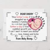 Aangepast voor onze eerste Vaderdag cadeaubon zoda Feestdagenkaart (Voorkant)