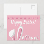 Aangepast voor paasbundels en bloemen briefkaart (Voorkant / Achterkant)