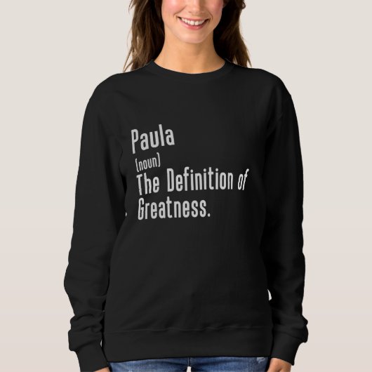 Aangepast voor Paula - Grappig T-shirt Met De Naam (Voorkant)
