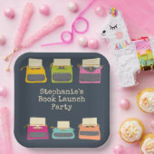 Aangepast voor schrijfmachines Boek starten Papieren Bordje (Feest)