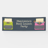 Aangepast voor  schrijfmachines Boek starten Spandoek (Horizontaal)