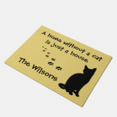 Aangepast voor thuis en katten deurmat (Schuin)