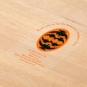 Aangepast voor toegestane gewassen acryl uitnodigingen (Laagn)