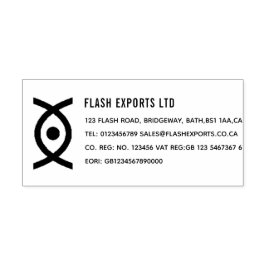 Aangepast voor uw eigen bedrijf Ink Stempel