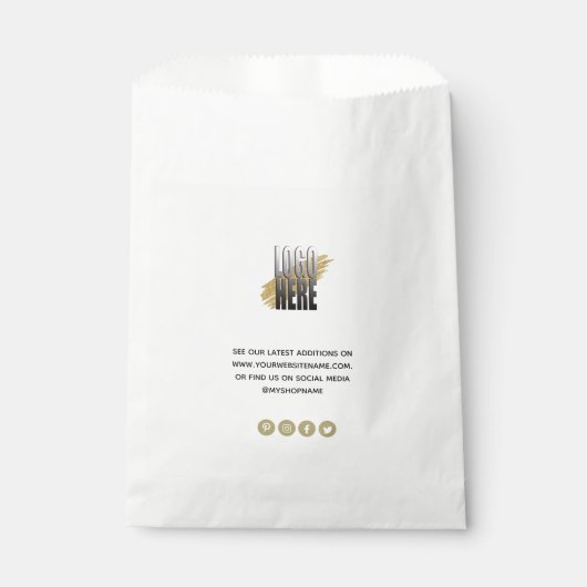Aangepast voor uw professionele Logo Bedankzakje (Voorkant)
