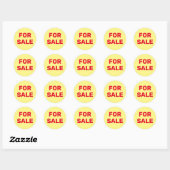 Aangepast voor verkoop ronde sticker (Vel)