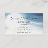 Aangepast voor volledige nachtelijke hemel visitekaartje (Voorkant)